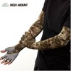 Hymount Military Half-Finger Men's Cooling Arm Sleeves Military Gray 5ea