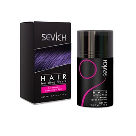 SEVICH Hair Fibers for Thinning Hair, Hair Building Fibers Instantly Thicker & Fuller Look,Hair Powder for Men & Women 12g Dark Brown