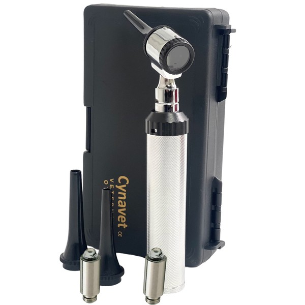 ArtLaB-Premium Veterinary Otoscope Set Kit Veterinary Diagnostic Set Instrument with