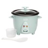Tasty Mini Rice Cooker with Removable Nonstick Bowl and Auto