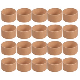 EXCEART 20Pcs Round Cardboard Tubes DIY Craft Paper Core Rolls Children Painting Drawing Tube for Kids Artcraft Project Brown