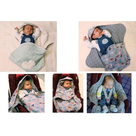 Zierstoff einfach nähen Manolo Paper Cut Pattern Blanket for Baby Car Seat