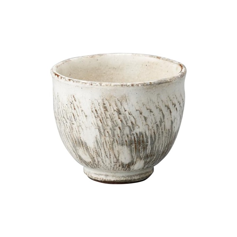 Marui Seiyo Shigaraki Ware 3-4498 Hechimon Tea Cup, Capacity: Approx.