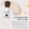 Matte Setting Powder SPF 35,Translucent Powder Sunscreen With Soft Brush,