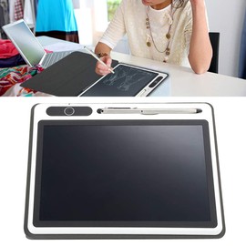 Graphics Drawing Tablet, LCD Writing Tablet, Electronic Writing&Drawing Board Doodle Board, Handwriting Paper Drawing Tablet with Faux Leather Case Gift for Kids and Adults (Black)
