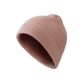 Sterntaler GOTS Knitted Rib Baby Hat Made of Organic Cotton with Envelope - Soft Knitted Hat for Babies in Ribbed Pattern, Velvet pink.