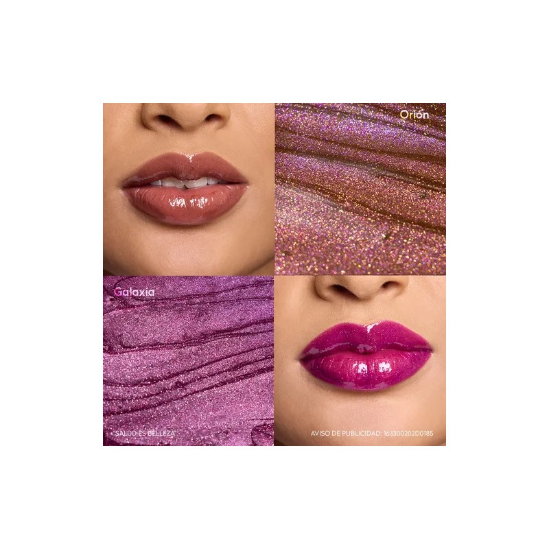 Kit Brillo Labial Con Glitter 6 Tonos Bissù Original