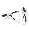 SK5 Ratchet Pruning Shears for Weak Hands Heavy Duty Garden