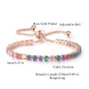 CiNily Adjustable Tennis Bracelets for Women Rainobw Cubic Zirconia Bracelet