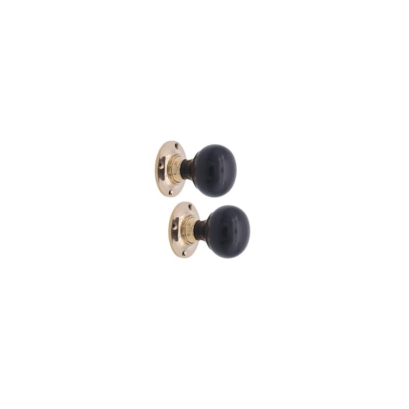 Infinity Decor Victorian Style Solid Natural Ebony & Rosewood Mortice