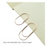 Clips De Papel Resistentes 2 Pulgadas 30 Unidades Metal Rosa