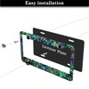 License Plate Frames Multicolor Fun License Plate Frame Cover Faux