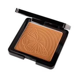 Whats Up Beauty - Wind Dancer Pressed Setting Powder - Shade Tan Clean Cruelty Free Vegan Complexion Face Makeup