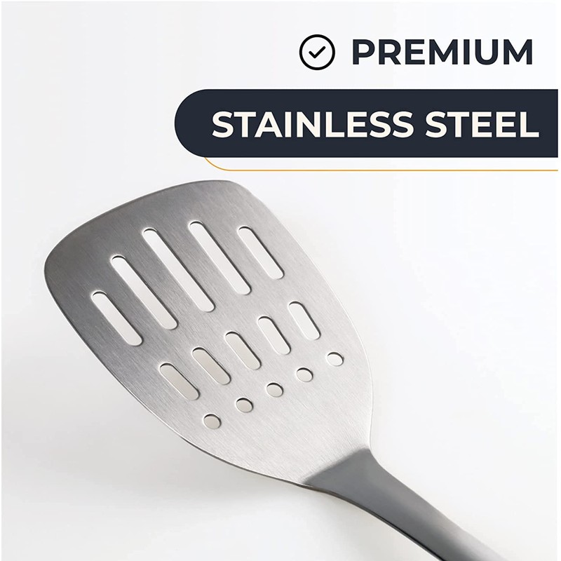 IBILI Slotted Turner Supra 33 cm of Stainless Steel, Silver,