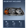 Nilight Headlight Assembly Compatible with 2004 2005 2006 Hyundai Elantra