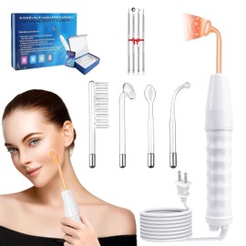Alta Frecuencia Facial, Equipo De Alta Frecuencia Para La Piel, Con 4 Tubos Diferentes, Máquina Portátil De Mano De Alta Frecuencia Para La Piel Facial, Estiramiento de la Piel, Antienvejecimiento