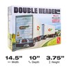 AMT "Double Header" Tandem Van Trailers - 1/25 Scale Model