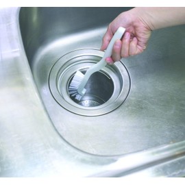 Kokubo Drain Brush, For Cleaning Drain Baskets and Triangular Corners, Cleaning Dr. Drain Brush, 1 Piece