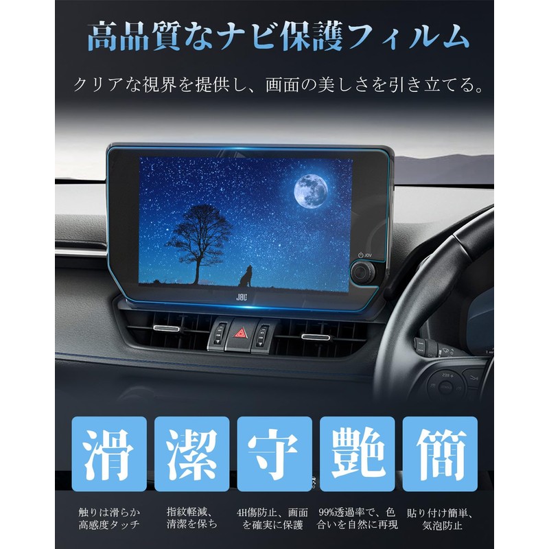 WEIPIN Nano Protective Film RAV4 Navigation Film, Ultra Clear, Anti-Reflective,