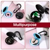 Giantree 2pcs Earplug Cases, Round Potable Ear Plug Holder with