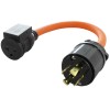 AC WORKS® 30A NEMA L15-30P to 20A NEMA 6-20R Adapter