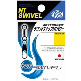 NTスイベル(N.T.SWIVEL) ラウンドスナップNTパワー クロ #1