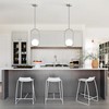Modern Pendant Lights Kitchen Island Brushed Nickel Pendant Lighting 2