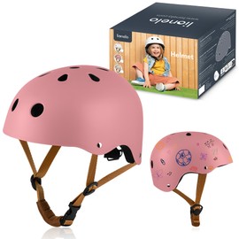 LIONELO Helmet Protective Helmet for Kids, Adjustable 50-56 cm, Chin Guard, Intertek Certified Helmet for Girls and Boys, Size S