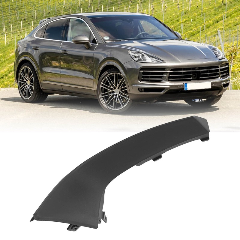 Front Bumper Grille Side Cover Durable Fog Lamp Frame Trim