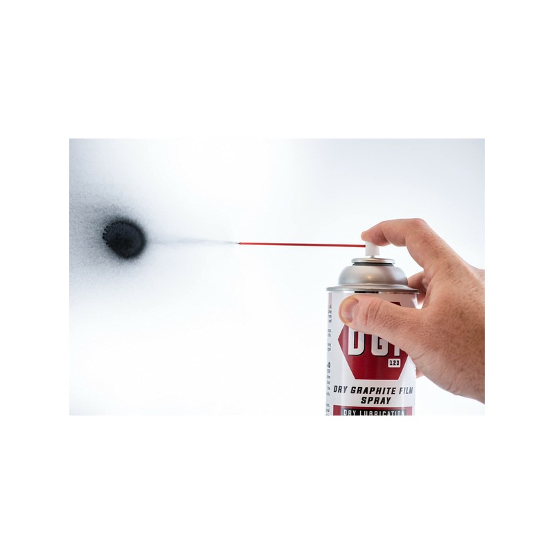 DGF - DRY GRAPHITE FILM Spray Anticorrosive Lubricant, Quick-Drying, Black,