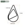 YOKIVE 100 Pcs Paper Clips, Drop-Shaped | Keep Desk Neat,