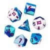 Cusdie Silica Gel DND Dice Set Polyhedral Resin Dice for