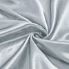 Ersmak Silver Satin Fabric by The Yard, 60" Wide Shiny