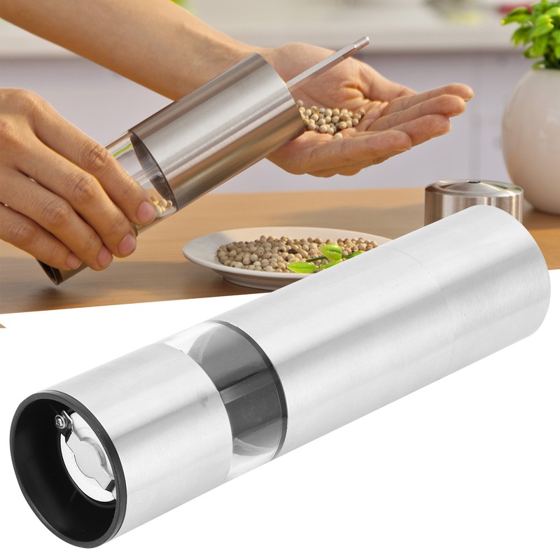 Pepper Grinder Stainless Steel Manual Pepper Spice Mill Adjustable Coarseness