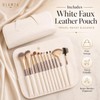 Glamza 12-Piece Champagne Brushes Set In Pouch1 Units