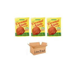 Concord Confections Caramel Apple Wrap, 5 Count Pack of 3 by Litezout and packed in a Litezout box