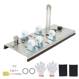 Glass Bottle Cutter Adjustable Precise Efficient Practical Bottle Cutting Tool with 5 Wheels for DIY Projects