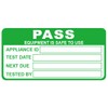 Pat Testing Sticker,500pcs 1x2 Portable Appliance Testing Label Pass with