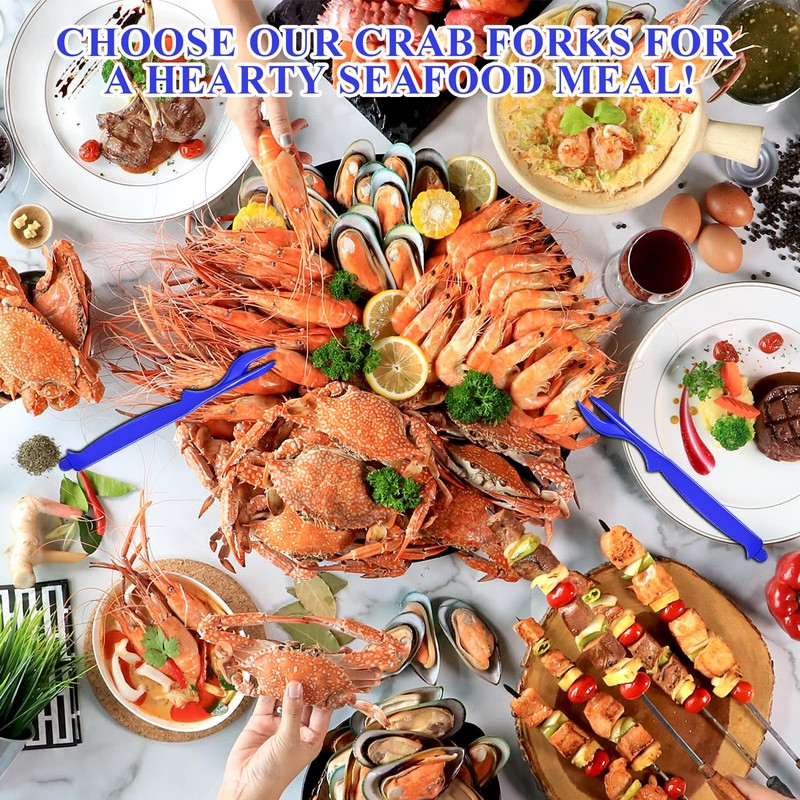 Lainballow 30 Pcs Crab Legs Crackers, Crab Pick Tools Set,
