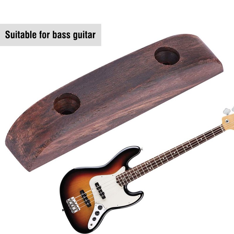 Rosewood Thumb Rest with Mounting Screw Convenient Playing for Bass