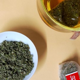 ULTHMOK Raspberry Leaf Tea 100 Tea Bags - Raspberry Leaf Tea Pregnancy and Birth Preparation I 100% Natural Red Raspberry Leaf Tea Non Woven Tea Bags