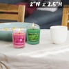12 Pack Strong Scented Votive Candles Gift Set with 6