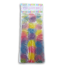 Holiday Decor Easter Patterned Loot Treat Bags - 20 Count - 11 x 5 x 3 Inch (Easter Eggs)