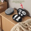 Chinshwehaw Electronic Accessories Organizer Bag: EVA Hard Shell Shockproof, Hard