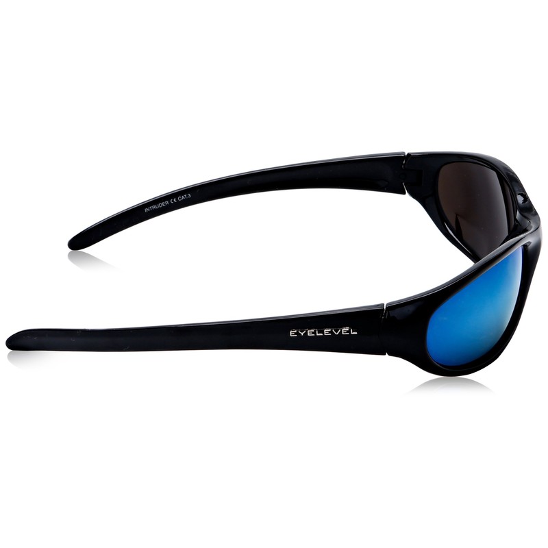 Eyelevel Men's Intruder Sunglasses, Black (Black/Blue), One Size