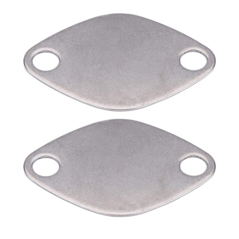 Qiilu EGR Valve Blanking Block Plate Kit