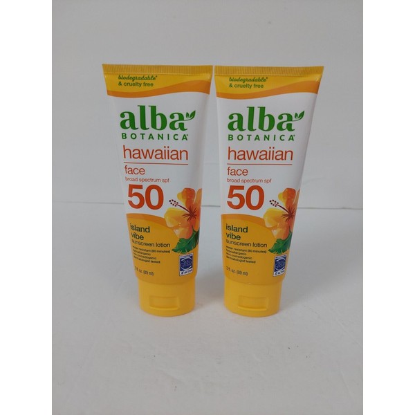 Alba Botanica 2 Alba Botanica Hawaiian Face Broad Spectrum SPF