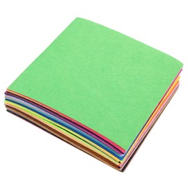 KONTONTY 40sheets Non Woven Fabric DIY Quilting Supplies Felt Sheets Patchwork Craft Fabric Sheets