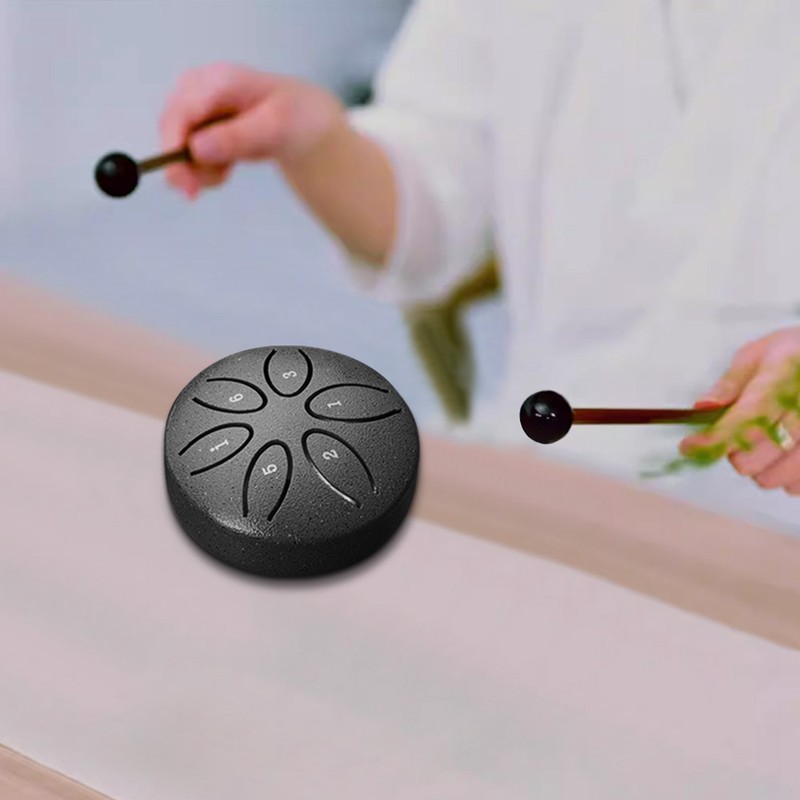 Steel Tongue Drum 3 Inch 6 Notes Percussion Instrument Balmy