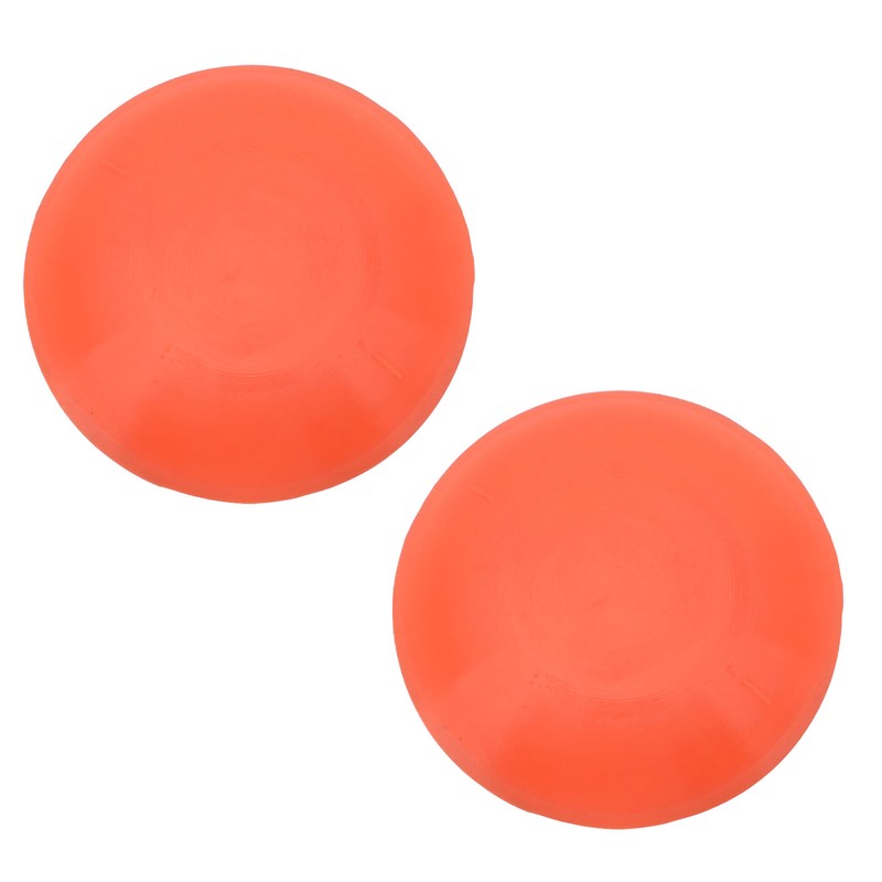 2Pcs Golf Force Pads Orange Rubber Reusable Skill Improvement Enhanced